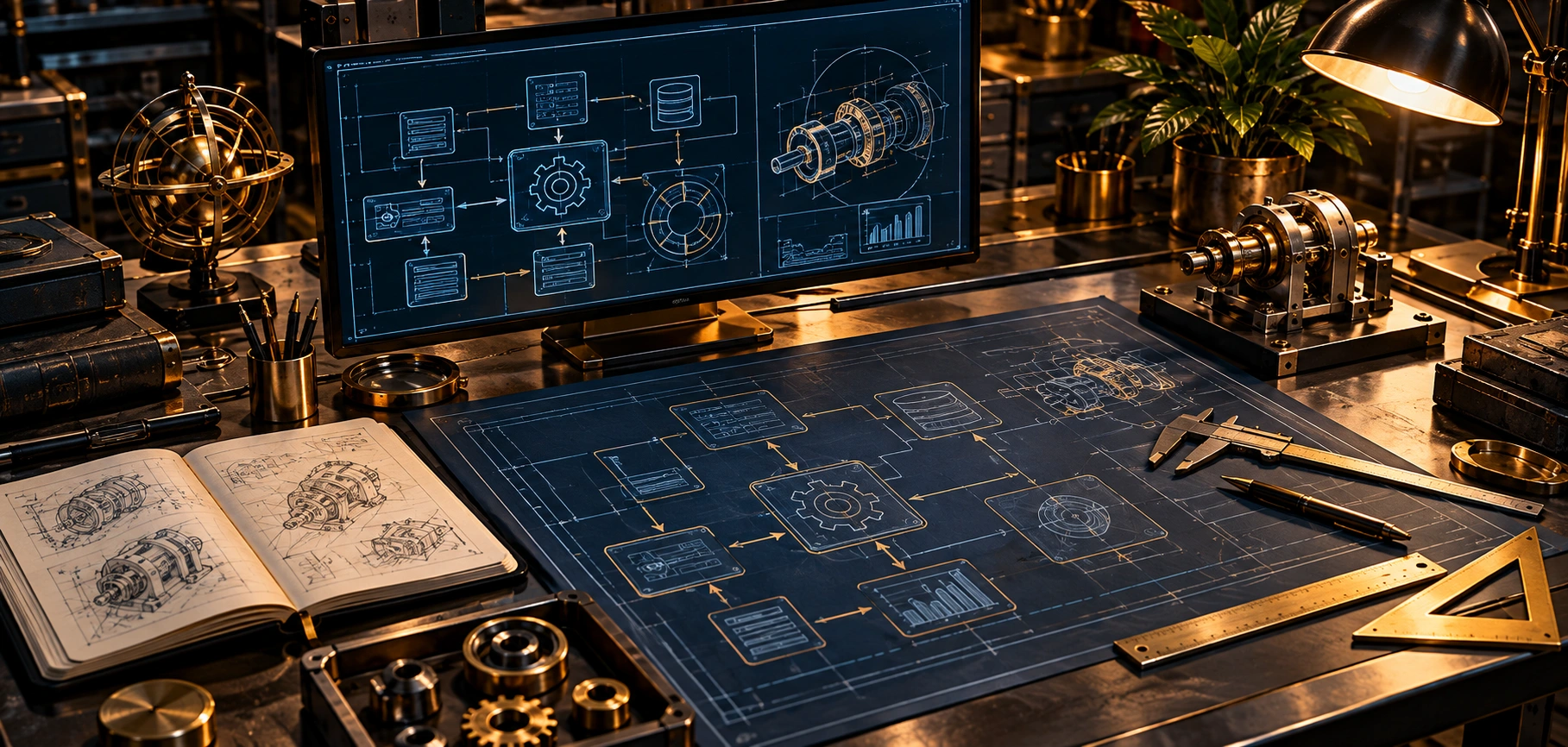 Workflow blueprints and system planning on an OG Labs workbench